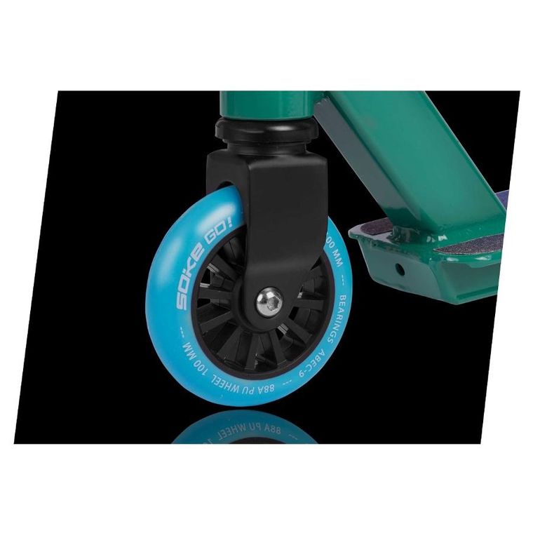 Soke, Go! hulajnoga wyczynowa, zielono-niebieska