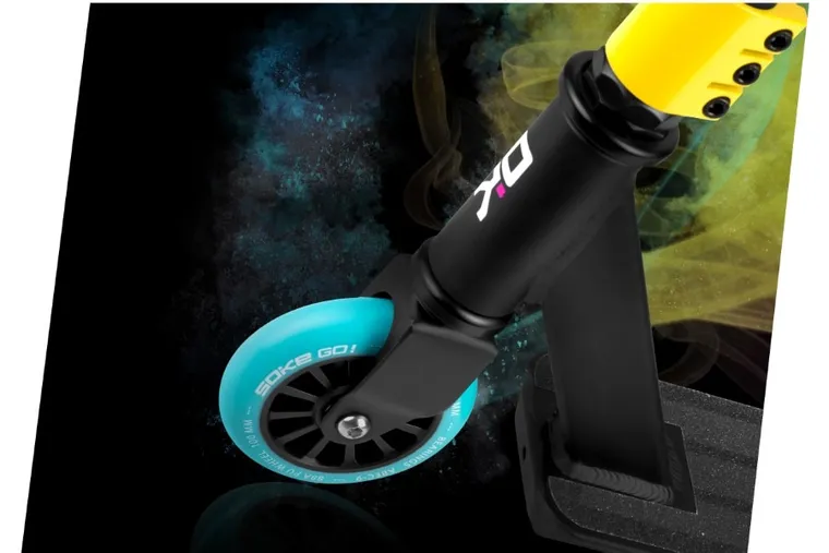 Soke, Go! hulajnoga wyczynowa, żółto-niebieska