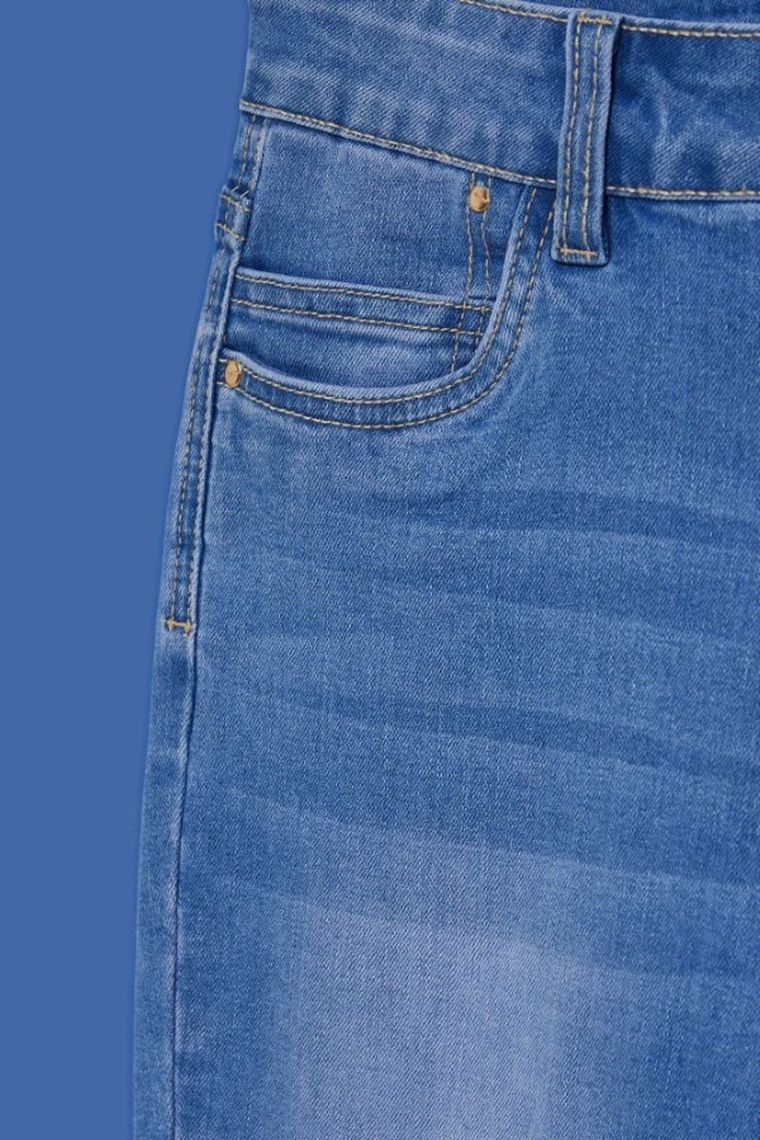 Spodnie jeansowe damskie, niebieskie, Moodo