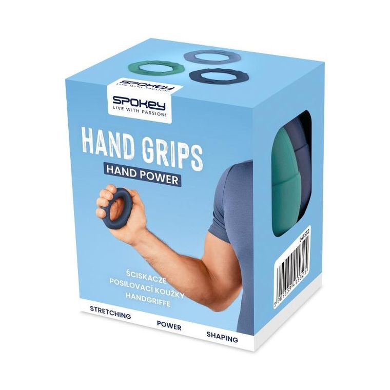 Spokey, Hand Power Set, ściskacze o różnej sile oporu, 3 szt.
