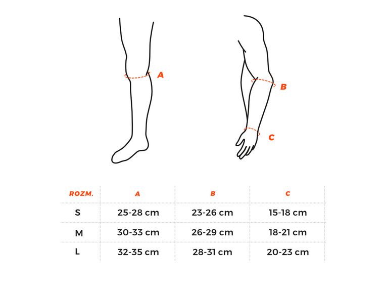 Spokey, Shield, zestaw ochraniaczy, rozmiar M