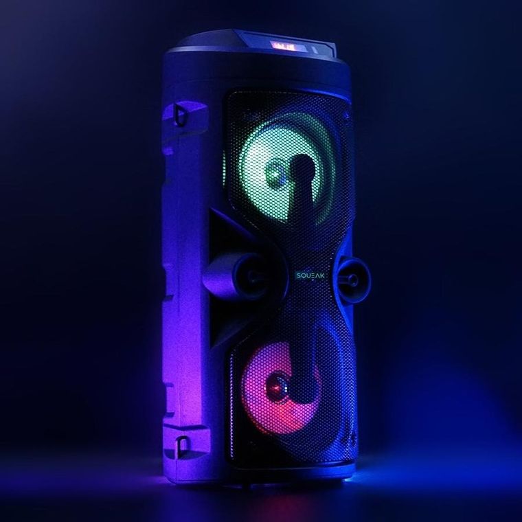 Squeak, głośnik karaoke harmony bluetooth 5.0, radio fm, microsd, aux, USB sq1004