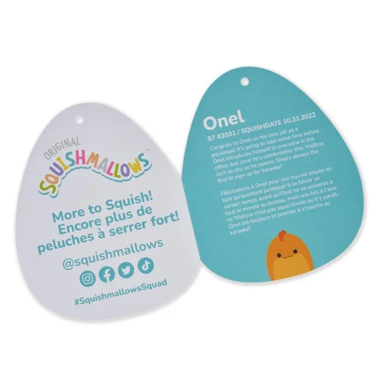 Squishmallows, Onel Orange Eel, węgorz, maskotka, 19 cm