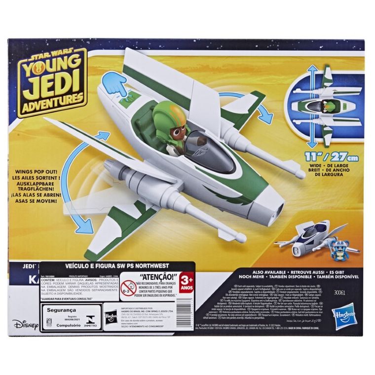 Star Wars, Przygody Młodych Jedi, Kai Brightstar, figurka ze statkiem kosmicznym