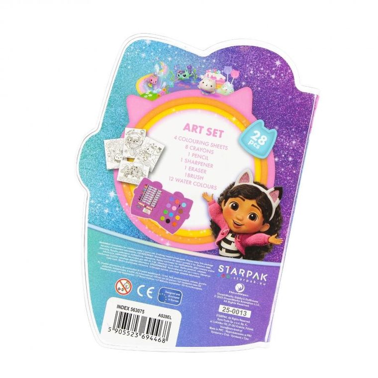 Starpak, Koci Domek Gabi, zestaw artystyczny, 28 elementów