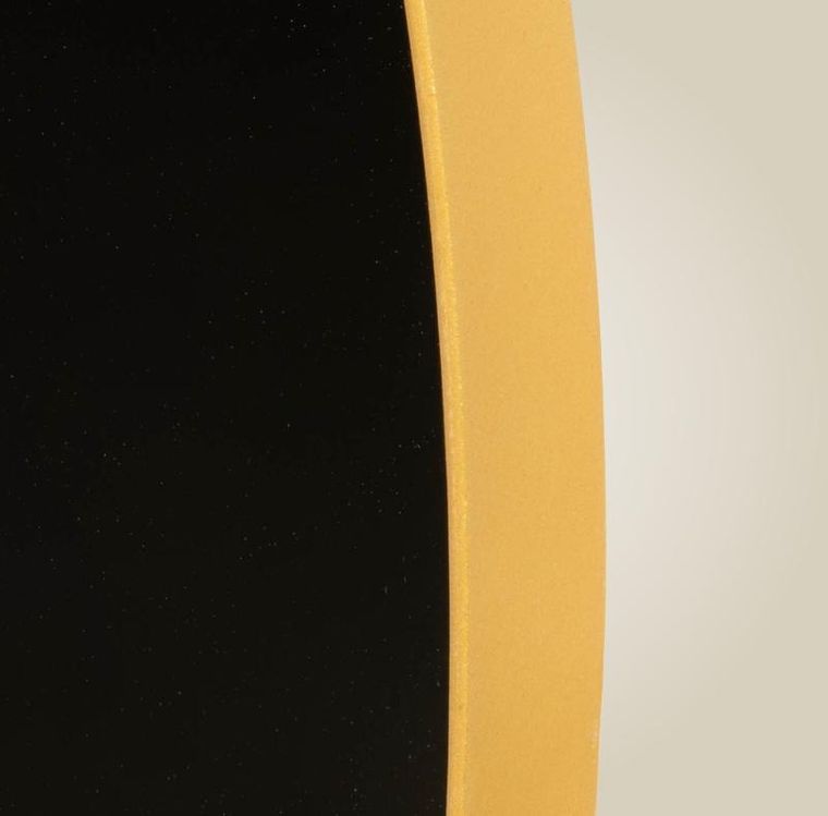 Stilovo, Noor, okrągłe lustro, metalowa rama, 80 cm