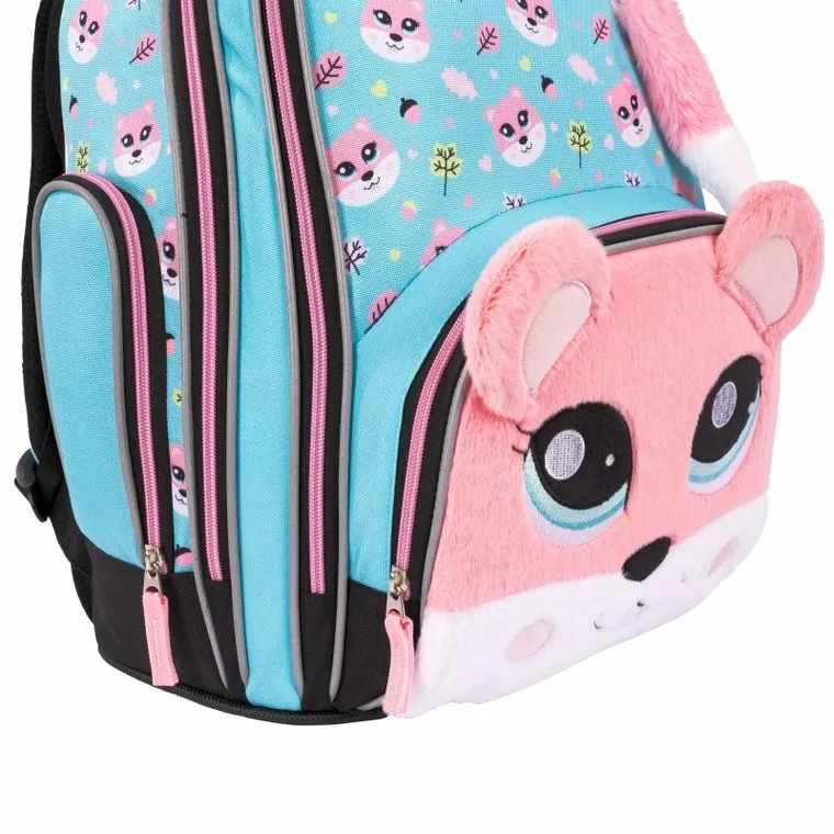 St.Majewski, plecak szkolny, 2-komorowy, Wiewiórka