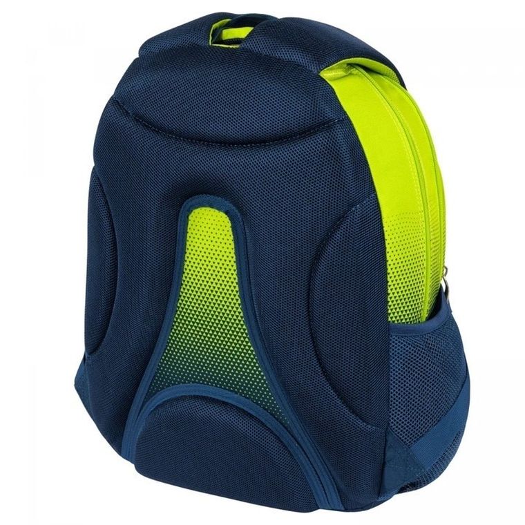 St.Right, plecak szkolny, 4-komorowy, Lemon Gradient