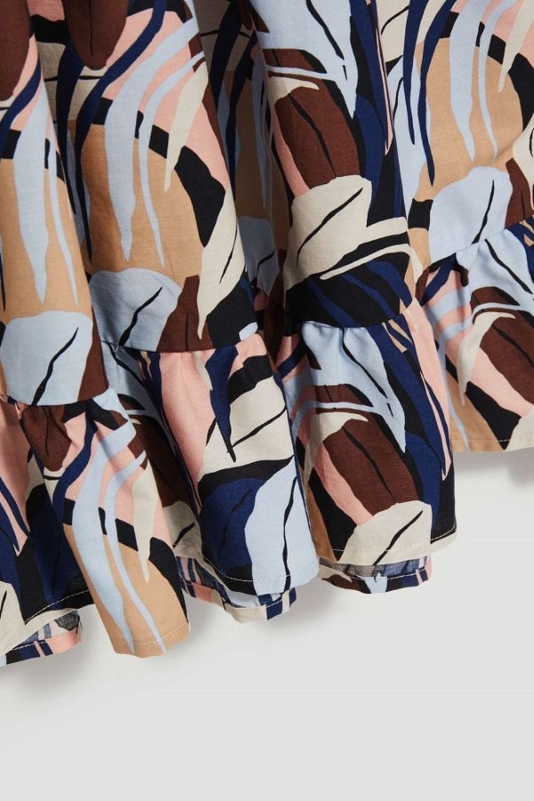 Sukienka damska, beżowa, Moodo