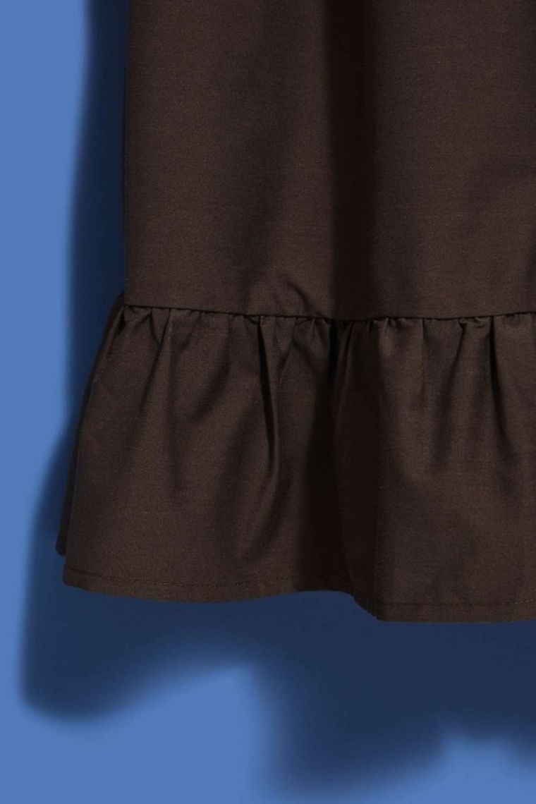 Sukienka damska, brązowa, Moodo