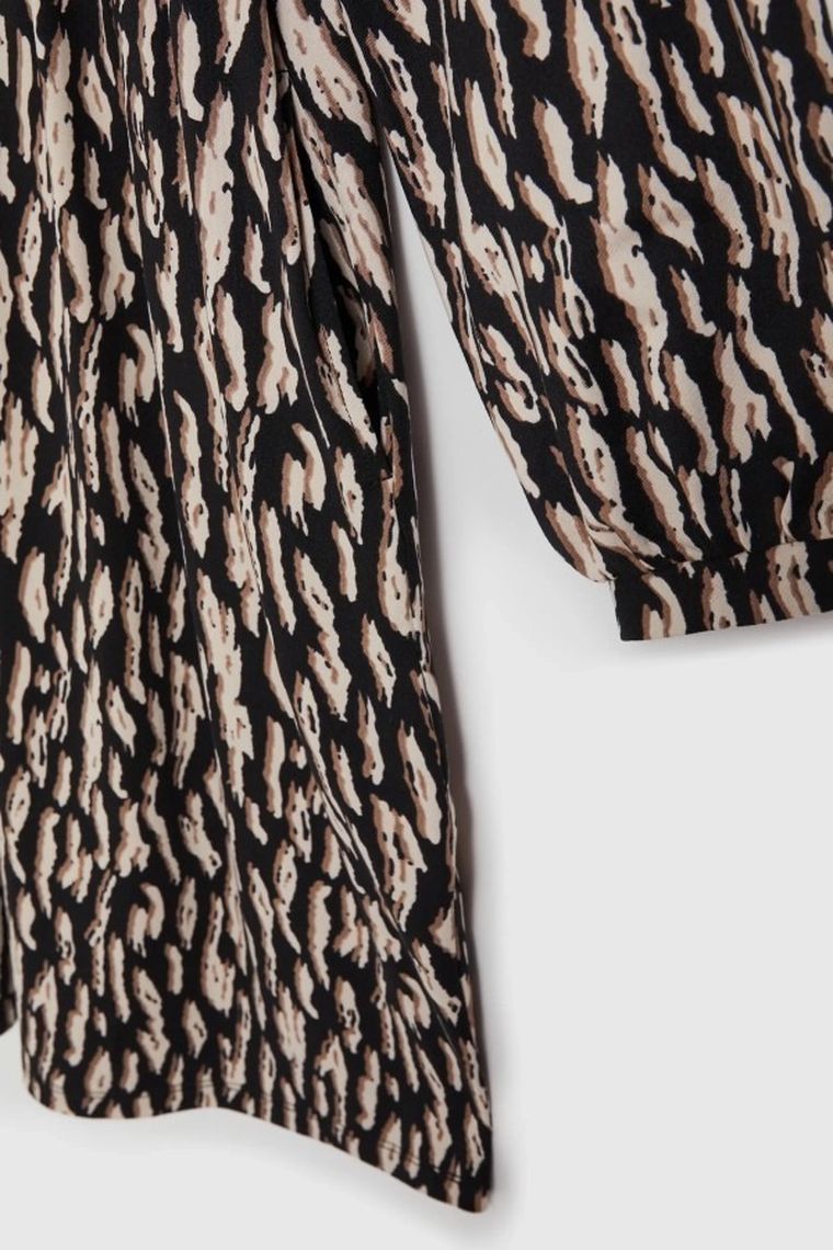 Sukienka damska, brązowa, Moodo