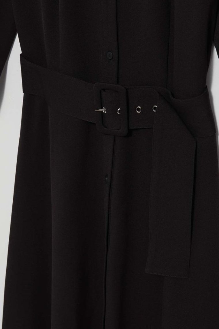 Sukienka damska, czarna, Moodo