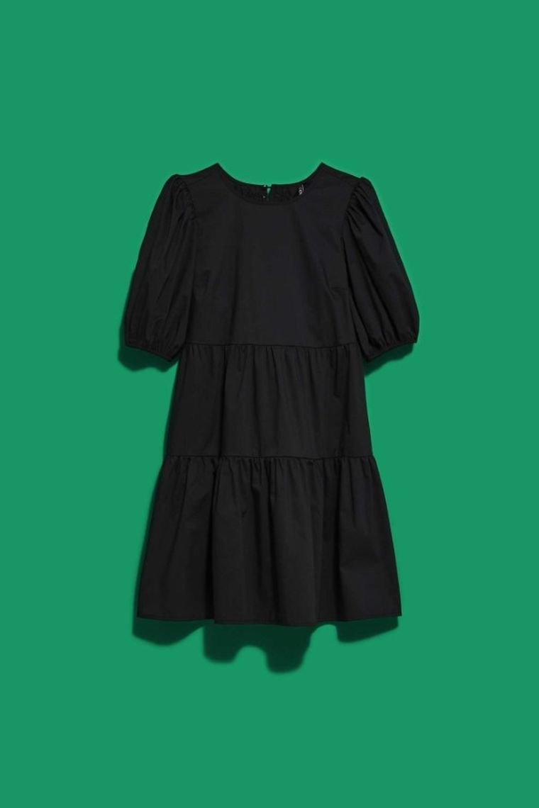 Sukienka damska, czarna, Moodo