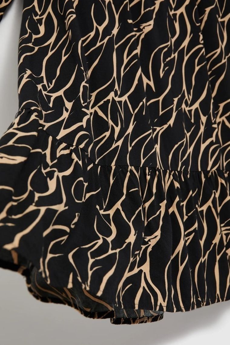 Sukienka damska, czarna, Moodo