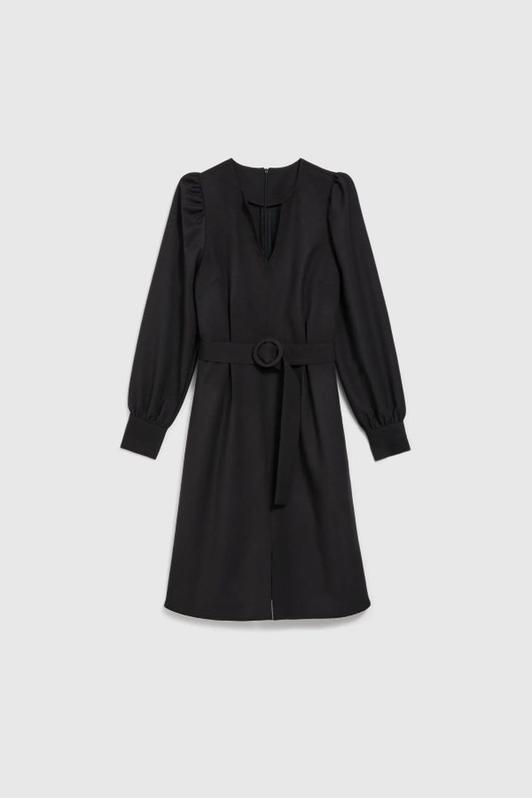 Sukienka damska, czarna, Moodo