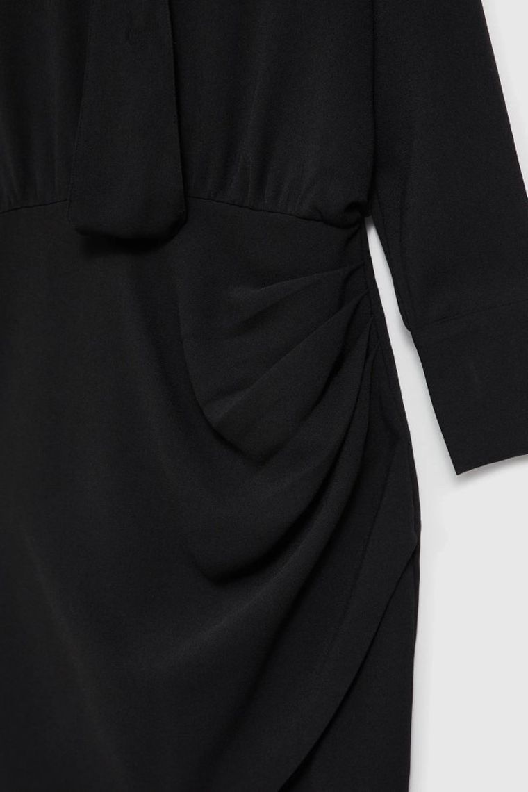 Sukienka damska, czarna, Moodo