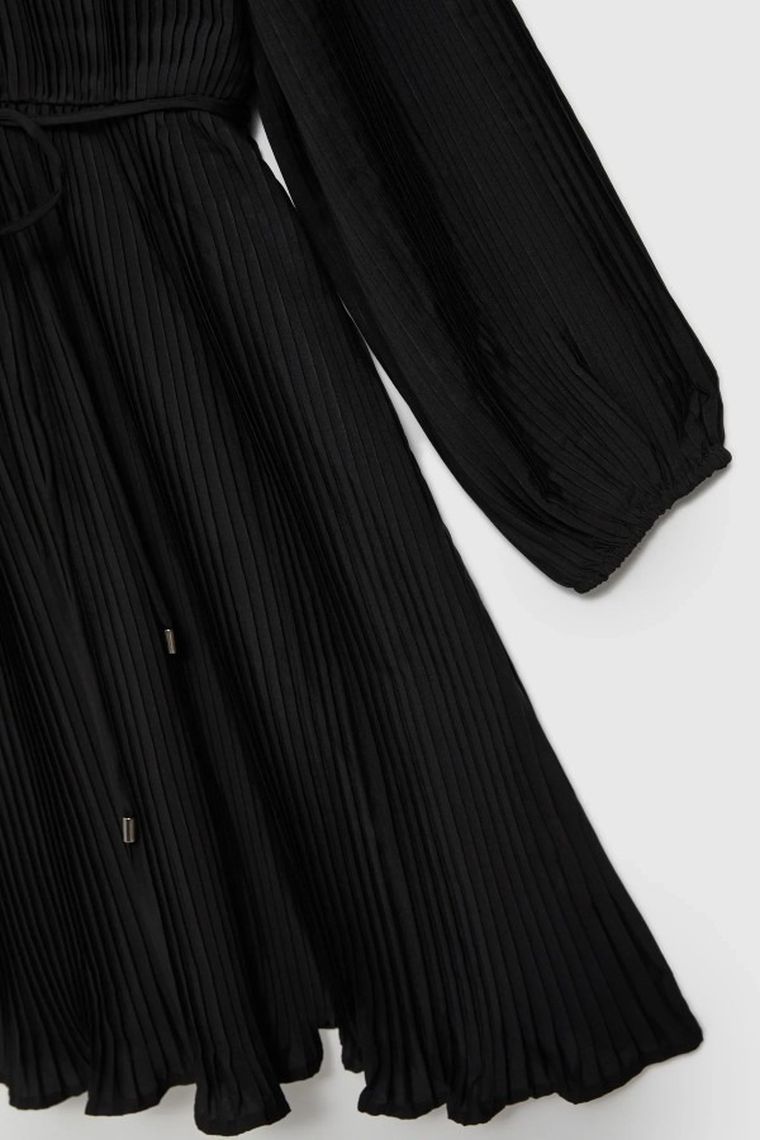 Sukienka damska, czarna, Moodo