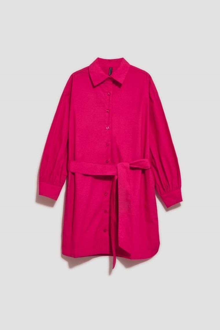 Sukienka damska, różowa, Moodo