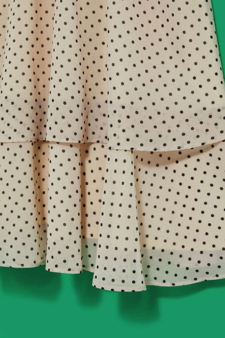 Sukienka damska, z lnem, beżowa, Moodo