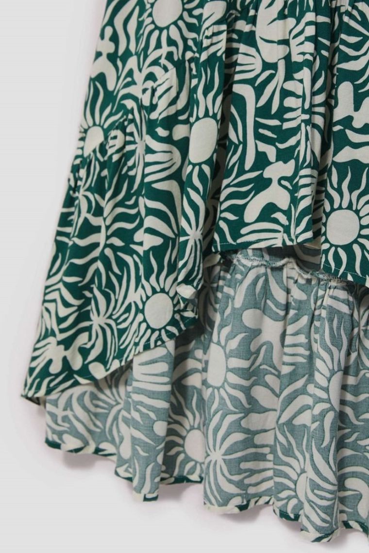 Sukienka damska, zielona, Moodo