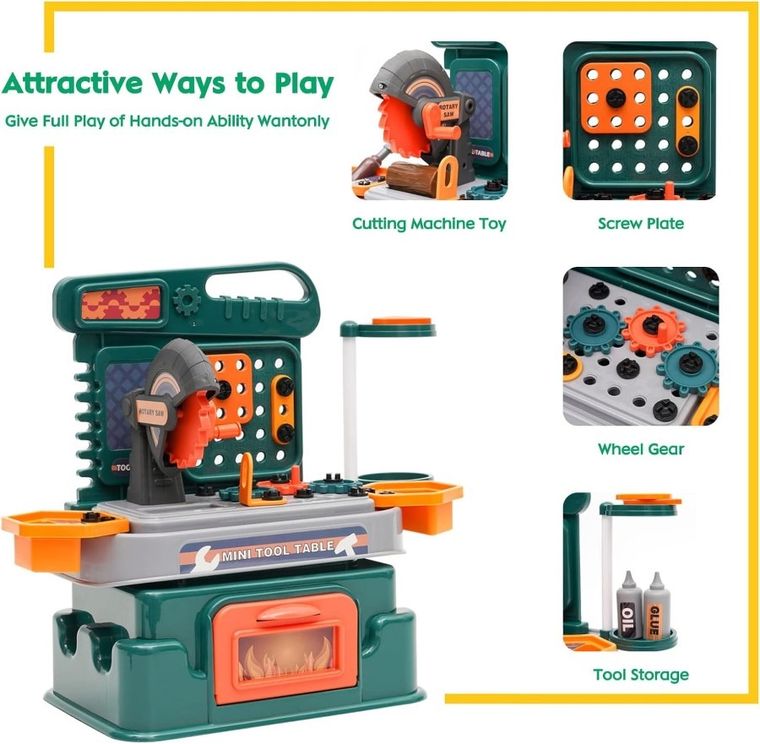 Swede, mini warsztat samochodowy z narzędziami, 46 elementów