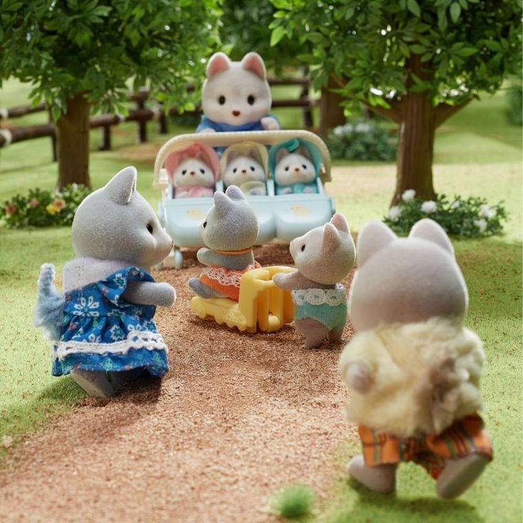 Sylvanian Families, Bliźniaki piesków Husky, zestaw figurek, 5638