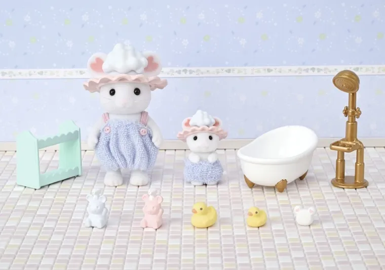 Sylvanian Families, Kąpiel z bąbelkami, zestaw z figurkami, 5805