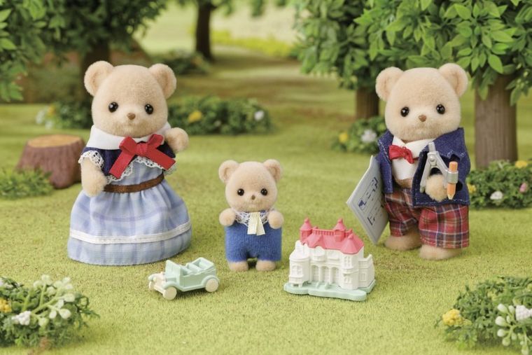 Sylvanian Families, Rodzina ciasteczkowych misiów, zestaw figurek, 5851