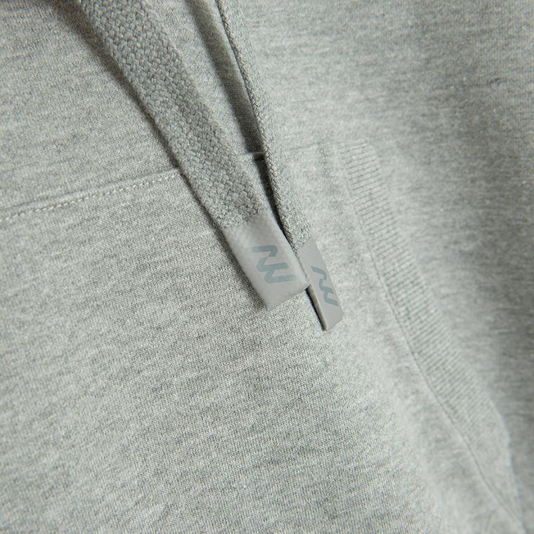 Szara bluza z kapturem o kroju oversize NOWEAR