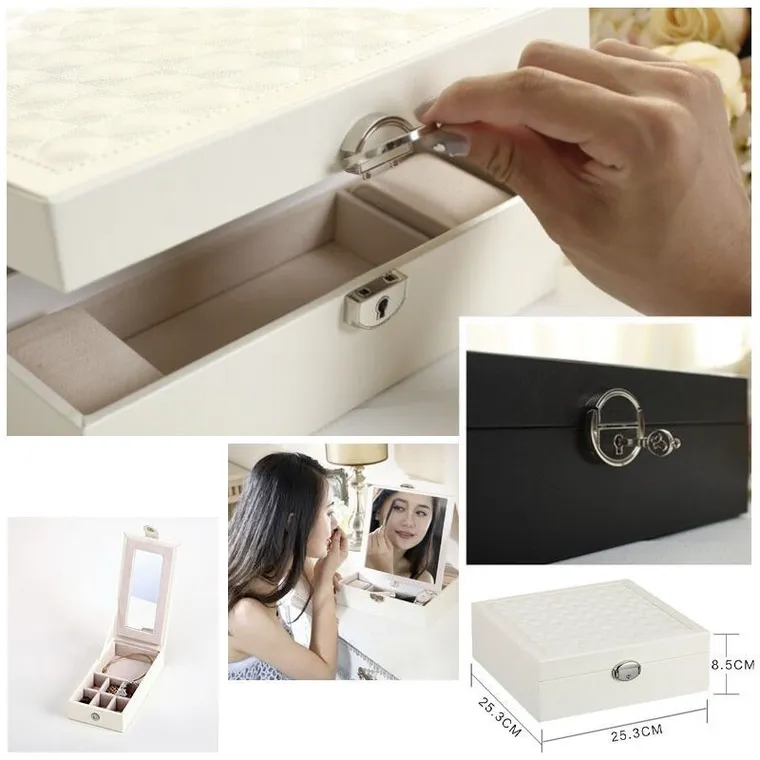 Szkatułka na biżuterię, Premium, Lelani, czarna