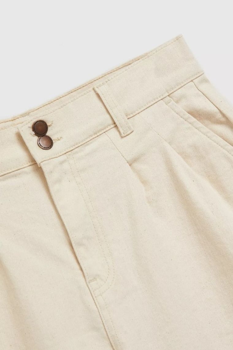 Szorty damskie, beżowe, Moodo