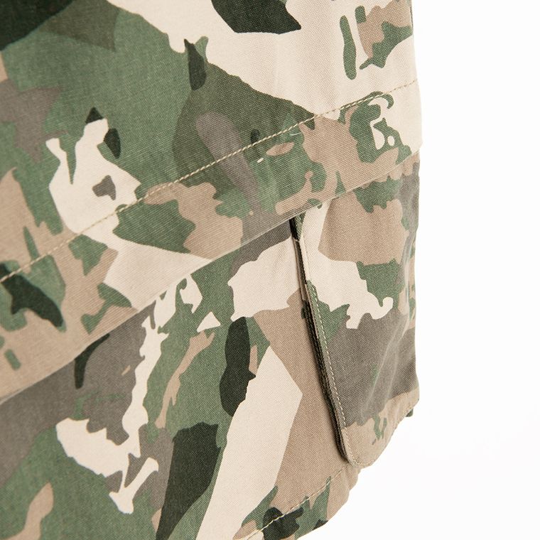 Szorty moro unisex o kroju baggy NOWEAR