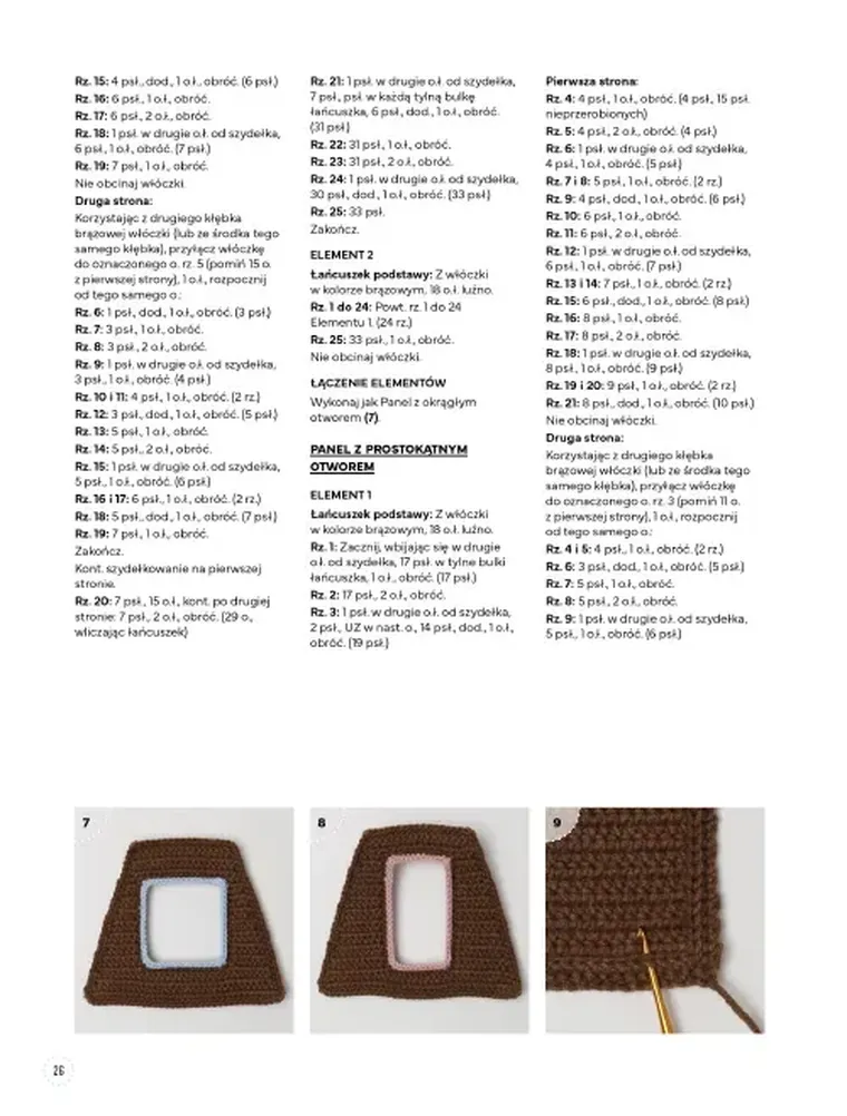 Szydełkowanie. Zabawki aktywizujące. Wzory amigurumi na zabawki edukacyjne