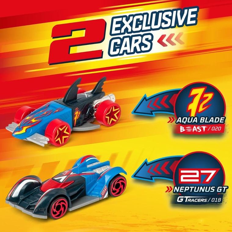 T-Racers, Shark Squad Launcher, zestaw pojazdów