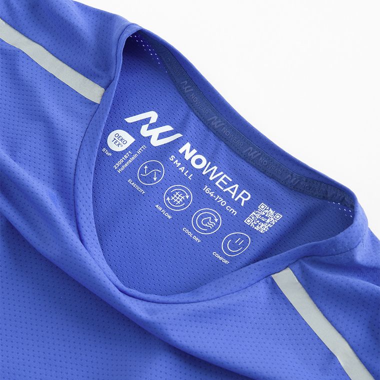 T-shirt treningowy bez rękawów z technologią Cool Dry NOWEAR