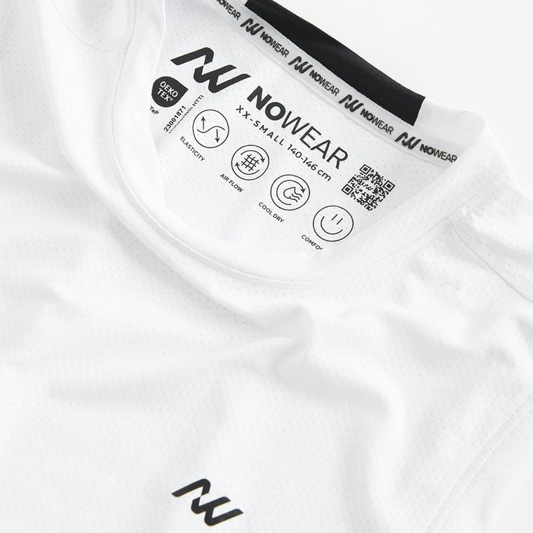 T-shirt treningowy bez rękawów z technologią Cool Dry NOWEAR