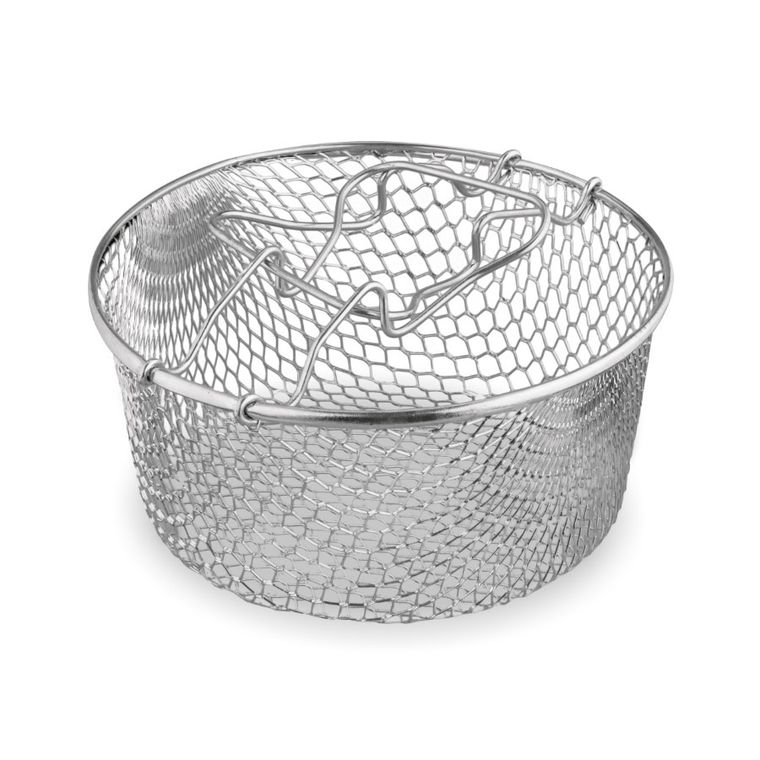 Tadar, emaliowany garnek do frytek z sitkiem, 22 cm