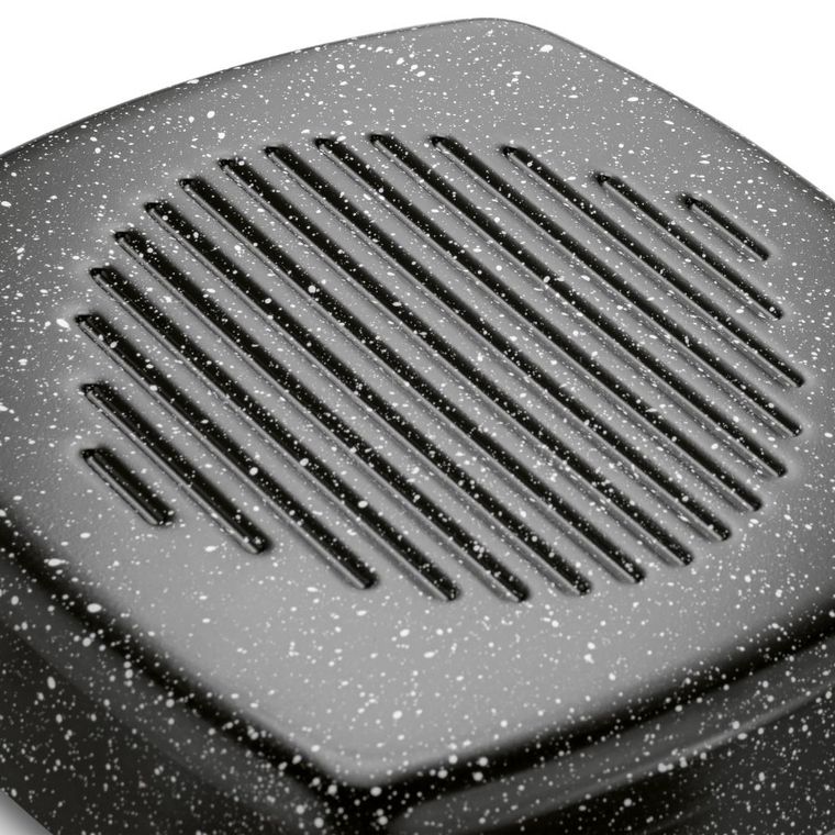 Tadar, Marmara, patelnia grillowa, czarna, 26 cm