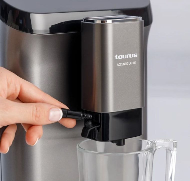 Taurus, ekspres ciśnieniowy, Accento Latte, 20 bar, White Coffee