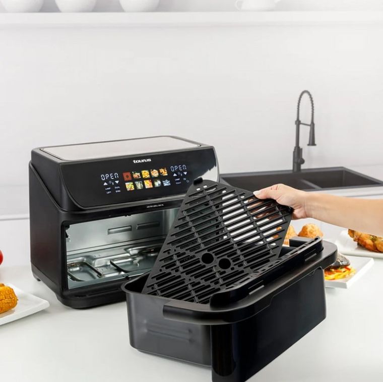 Taurus, frytownica beztłuszczowa, z długim koszem i grillem, 973004000
