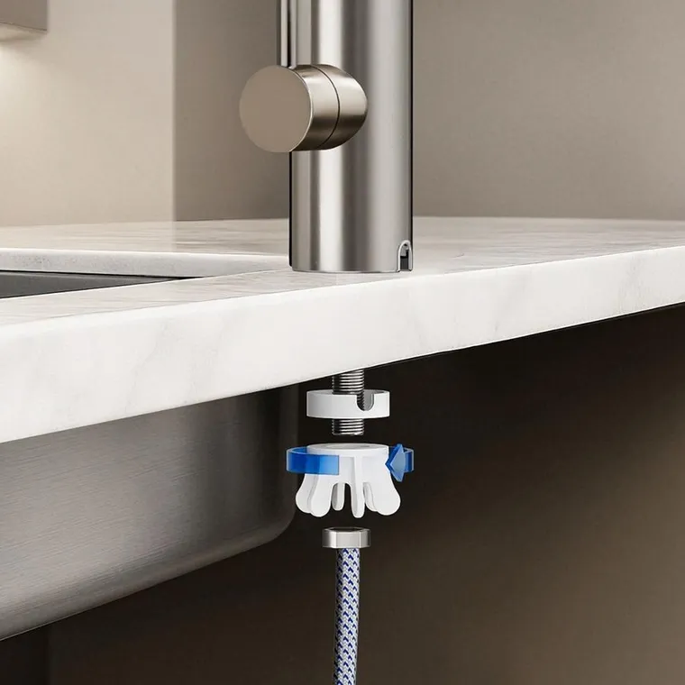 Teesa, przepływowy podgrzewacz wody, metalowy, TSA4106