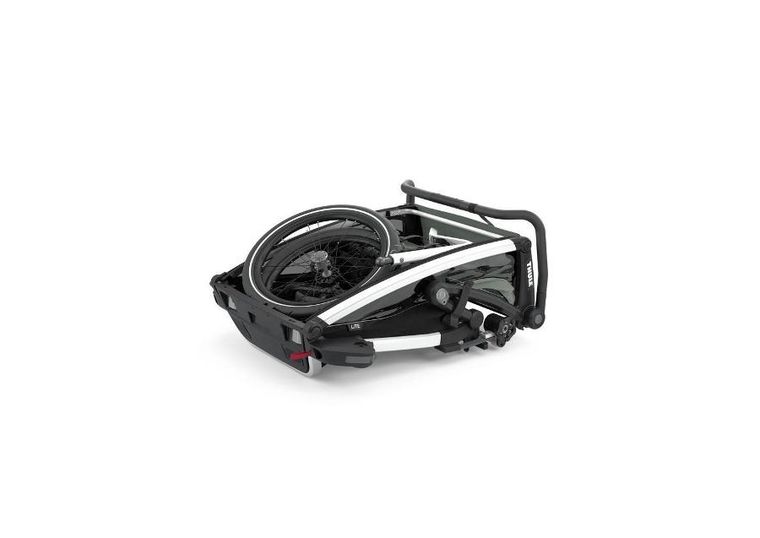 Thule, Chariot Lite 2, przyczepka rowerowa dla dziecka, Agave-Black