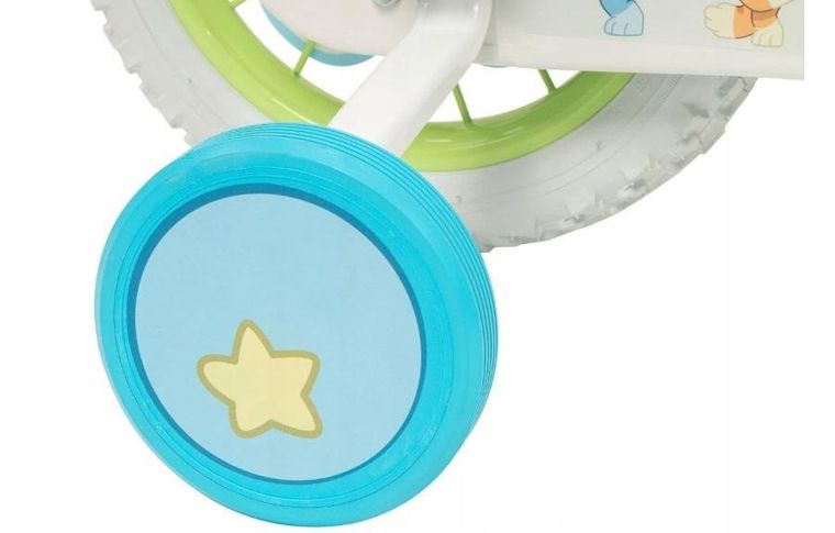 Toimsa, Bluey, rower, błękitno-limonkowy, 12"