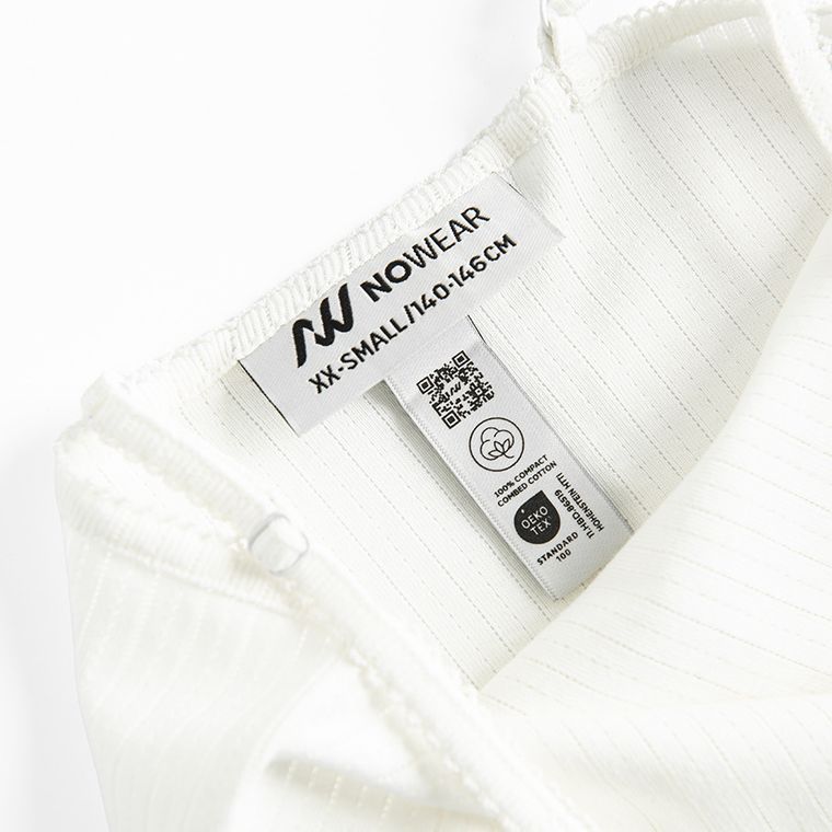 Top ażurowy z bawełny czesanej NOWEAR