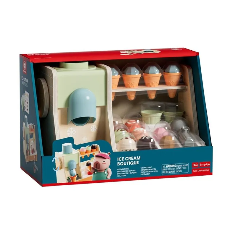 Topbright, Duża lodziarnia, drewniana zabawka edukacyjna