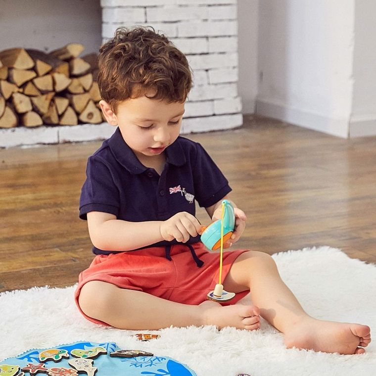 Topbright, Łowienie Rybek, gra w wiklinowym pudełku