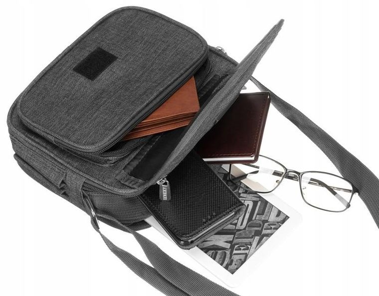 Torba listonoszka, szara, Rovicky