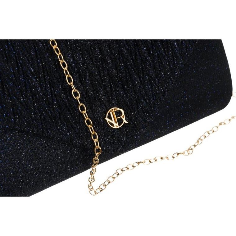 Torebka kopertówka, granatowa, Rovicky