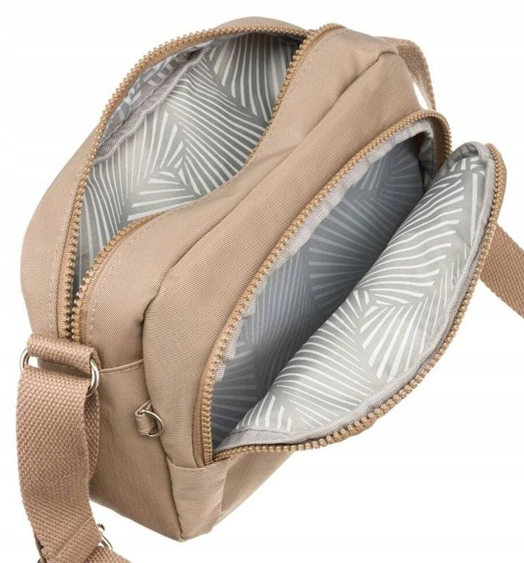 Torebka listonoszka, beżowa, Peterson