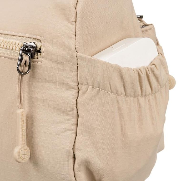 Torebka listonoszka, beżowa, Peterson